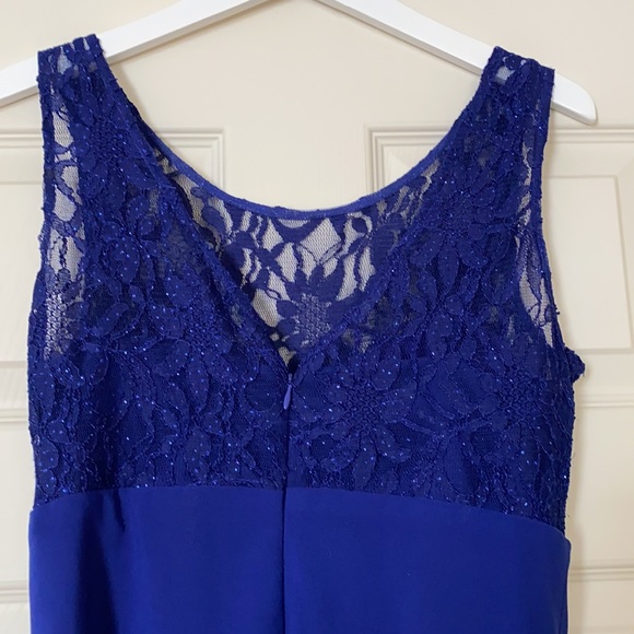 R&M Richards Sleeveless Blue Formal Dress - Picture 6 of 14